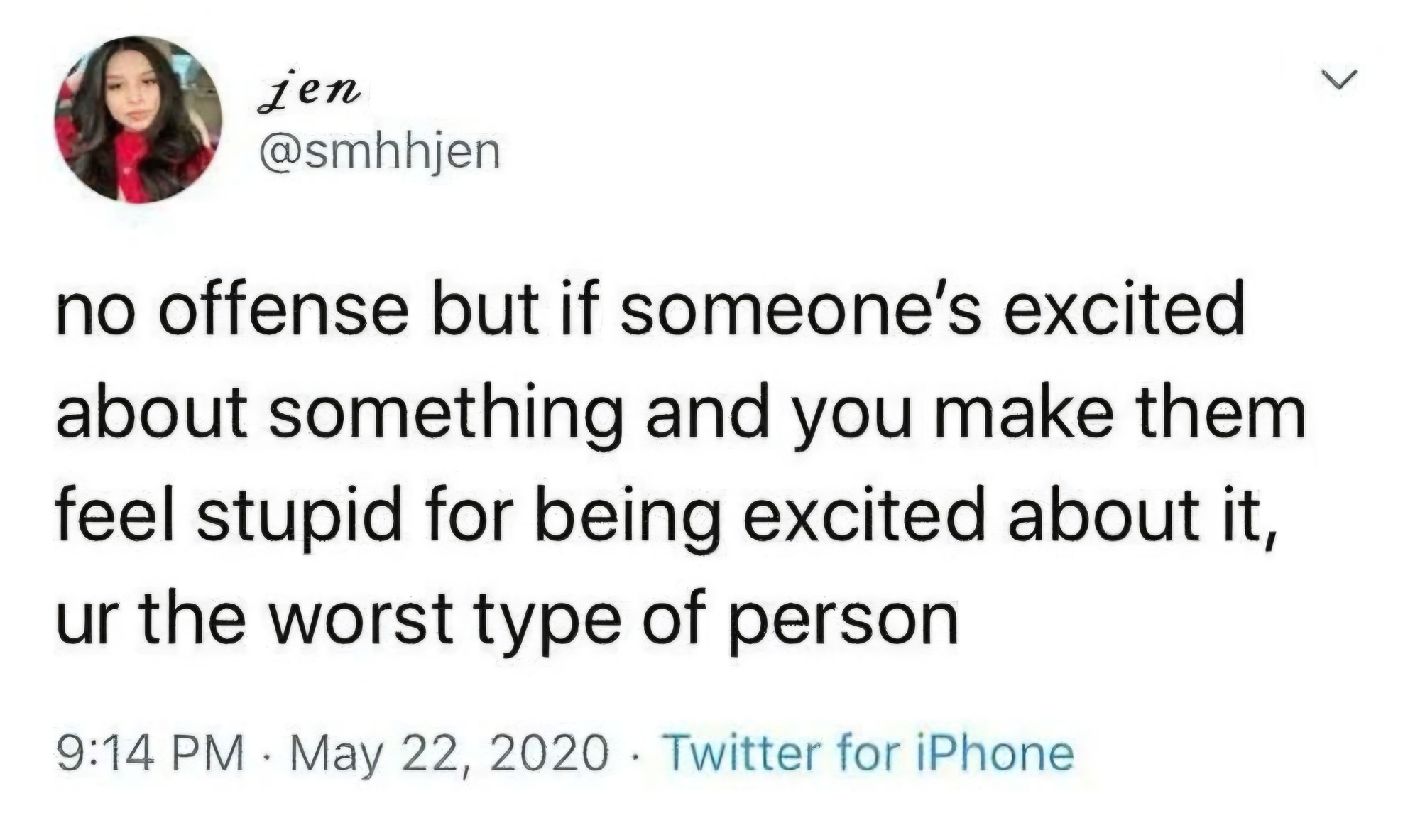 It is mean
