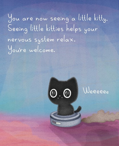 Wishing you a relaxed nervous system today. 🐾🤍